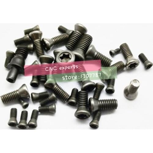 M2*6 M2.5*6 M2.5*8 M3*8 M3*10 M3*12 M3.5*10 M3.5*12 M4*10 M5*10 Insert Torx Screw for Replaces Carbide Inserts CNC Lathe Tool