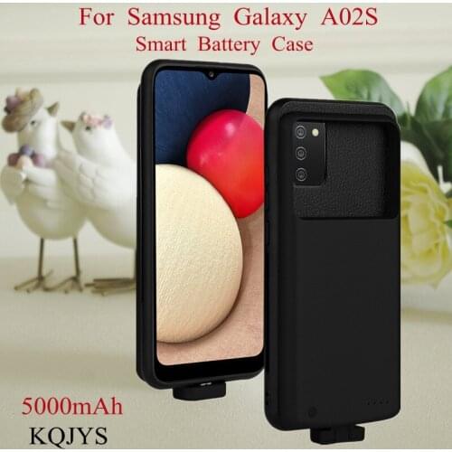 Magnetic Battery Charger Case For Galaxy A02S Battery Case External Power Bank Smart Charging Cover Case For Samsung Galaxy A02S