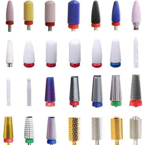 Electric Manicure Ceramic Nail Art Set Toe Buffing Files Pen Salon Shaper Grinding Remove Calluses Polisher Nail Drill Tools