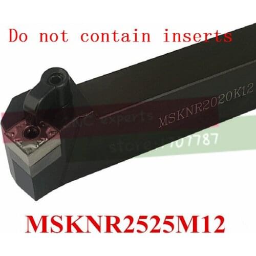 MSKNR2525M12 25*25*150mm Metal Lathe Cutting Tools,CNC Turning Tool,Lathe Machine Tools, External Turning Tool Type MSKNR/L