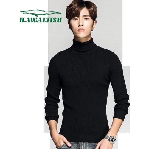 Mens sweaters winter high neck white sweater mens pullover sweater mens inner base shirt thin sweater brand clothing