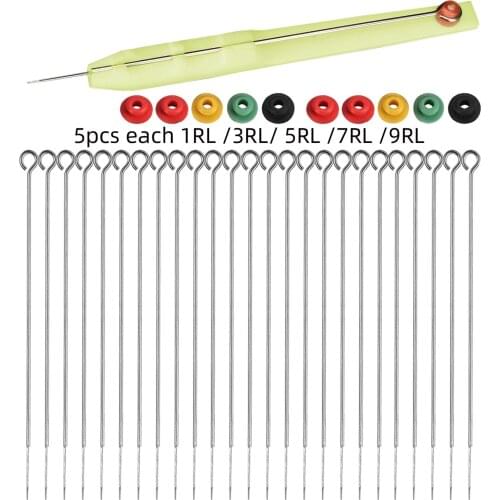 Hand Stick and Poke Tattoo Kit with 25 Needles with 10 Grommets