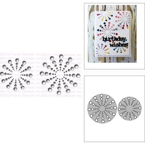 New Bursting Bubbles Craft Embossing Mold 2021 Metal Cutting Dies for DIY Decorative Scrapbooking Album Card Making No Stamps