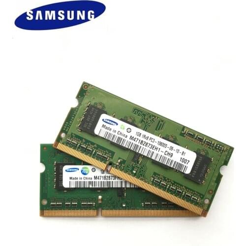 SAMSUNG DDR3 1GB PC3 10600S DDR3 1333Mhz 1GB Laptop Memory 1G 1333 Mhz PC3 10600S 1333 MHZ Notebook Module SODIMM RAM