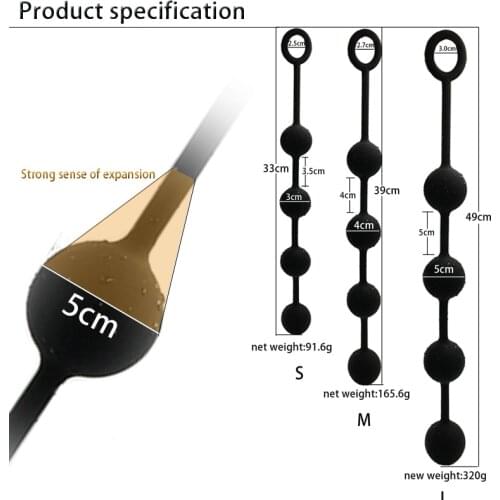 Sex toys big anal beads balls butt plug adults erotic sex toys for women anus masturbator expander prostate massager Anal balls