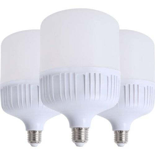 LED Bulb Lamps Screw Mouth AC220V 240V Light Bulb Real Power White 100W 50W 20W 15W 5W Super Bright Living Room Home LED E11881