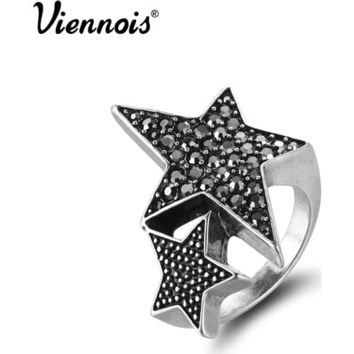 Viennois Rings With Cubic Zirkonia For Women