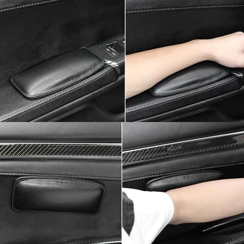 PU Leather Car Interior Knee Pad Elastic Cushion for Ford Focus MK2 MK3 MK4 kuga Escape Fiesta Ecosport Mondeo Fusion