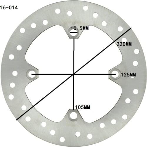 For CRF230 SL230 CRM250R XL250R XLR250 XR250 XR250R XR400R XR440R NX500 XR600R NX650 XR650L Motorcycle Rear Brake Disc