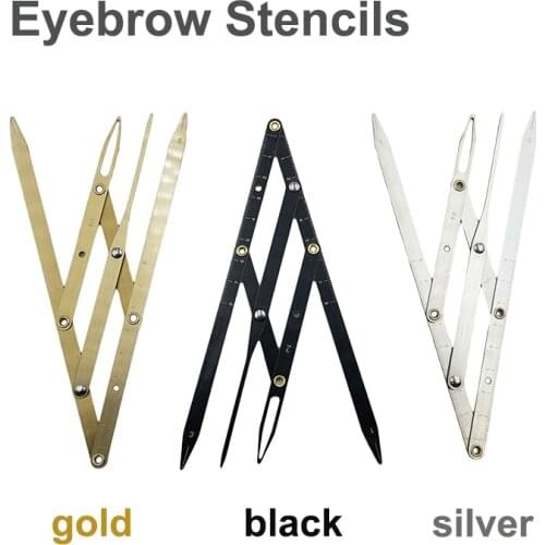 1pcs Golden Ratio Caliper Eyebrow Ruler Microblading Accessories Eyebrow Stencil Tattoo Measure Tools Permanent Makeup Supplies