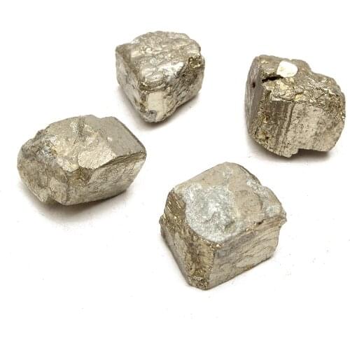 100g Gold Iron Pyrite Cubic Spar Energy Stone Mineral Ornaments Aquarium Planting Pot Water Tank Planting DIY Crafts