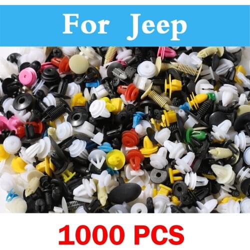 1000pcs Assorted Car Styling Vehicle Rivets Fastener Bumper Panel For Jeep Cherokee Srt8 Cherokee Cherokee Grand Compass Grand