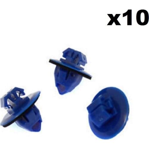 10x For Toyota Land Cruiser Side Moulding & Wheel Arch Flare Plastic Trim Clips