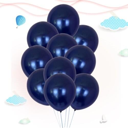 5 inch 12 inch blue balloon 10pcs latex balloon birthday party decoration wedding venue layout helium balloon wholesale