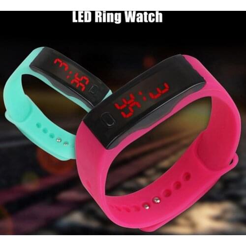Kids Silicone Strap LED Display Electronic Digital Sports Bracelet Wrist Watch Couple Reloj Mujer Relogio Feminino Sport Clock