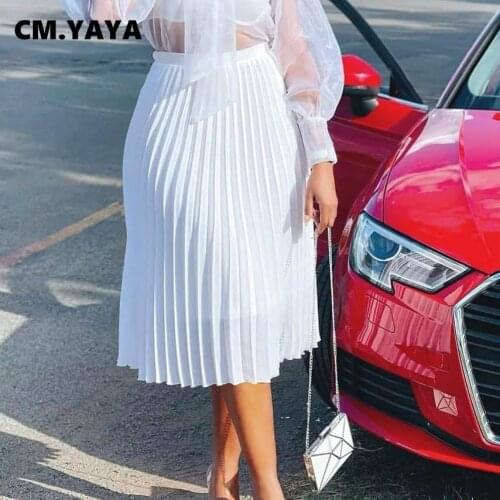 Женские классические юбки CM.YAYA China At AliExpress