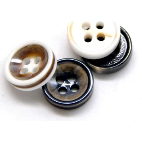 4 Holes Small Light Resin Shirt Decorative Buttons For Clothing Sleeve CeramiFinish Mini Sewing DIY Crafts Accessories Wholesale