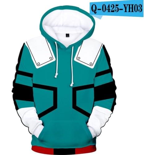 Kids My Hero Academia Sweatshirt boy/gril Hoodies Harajuku Style Hot Anime Hoodie Personality Sweatshirt Pullover Hooded