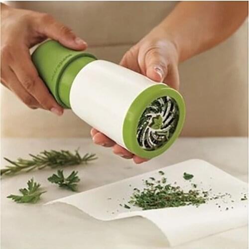 Fruit Slicer Parsley Chopper Cooking Tools Condiment Container Gadgets for Home Vegetable Chopper Spice Grinder Portable Simple