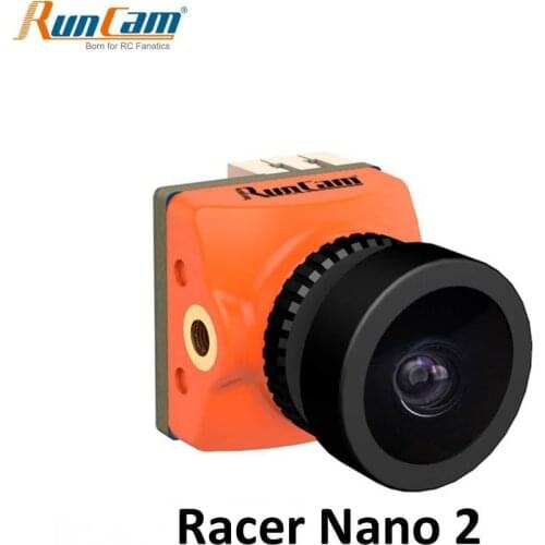 RunCam Racer Nano 2 CMOS 700TVL 1.8mm/2.1mm Super WDR Smallest FPV Camera 6ms Low Latency Gesture Control OSD for RC Drone