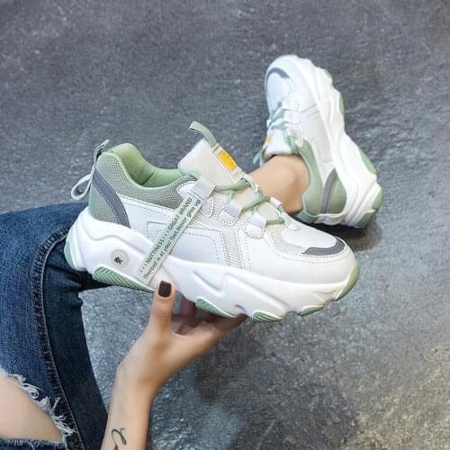 Hip Hop Women Chunky Sneakers Tenis Basket Women Casual Platform Sports Shoes Ulzzang Dad Shoes Zapatos Mujer Chaussures Femmes