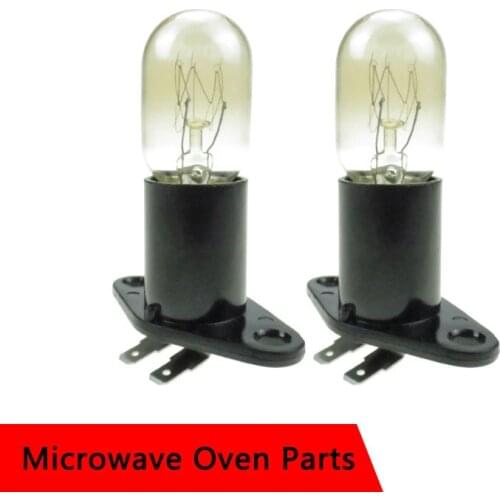Pack of 2 E14 Microwave Oven Light Bulb Lamp Base Spare Parts for Microwave Oven Accessories NNSD987SB NN-SD987SB NNSD997 NN-SD9