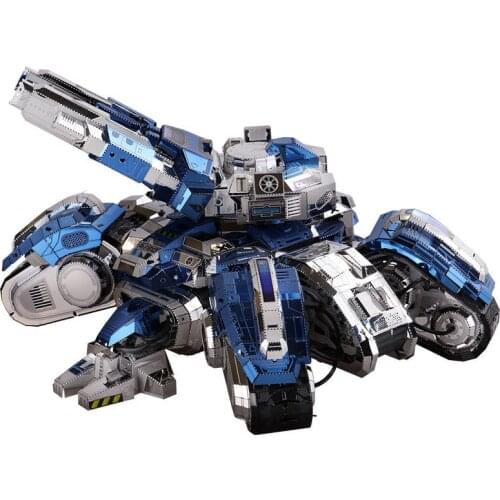 MU 3D Metal Puzzle Figure Toy Siege edition Tank Joint Movable model Assemble Jigsaw Puzzle 3D Models Gift Toys For Children