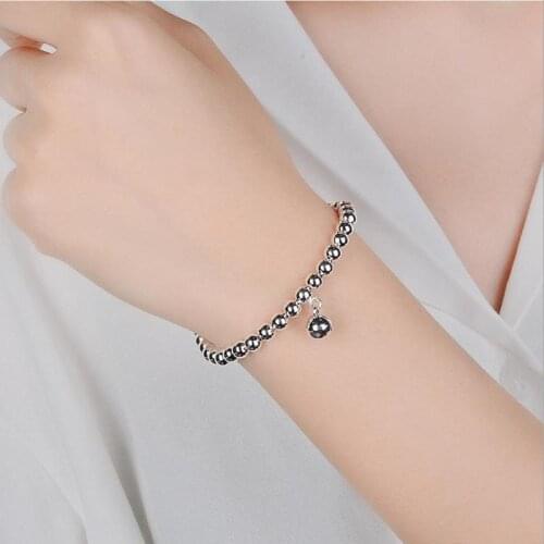 Everoyal New Arrival Lady Bell Siver Bracelets For Women Accessories Fashion 925 Silver Bracelets Girls Birthday Festival Gift