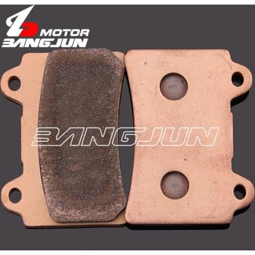Motorcycle Front Copper Base Metal Brake Pads For YAMAHA TDR250 1987-1992 TZR250 1987-1988