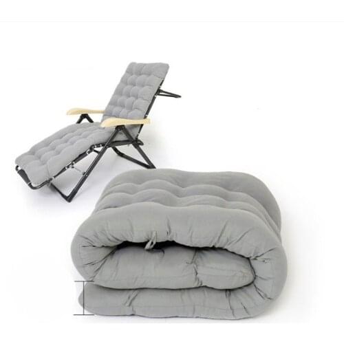 Lounge Chair Cushion Double-sided Cushion Pad Lunch Break Folding Chair Cushion Folding Beds Cot Camping Outdoor Chaise Lounge