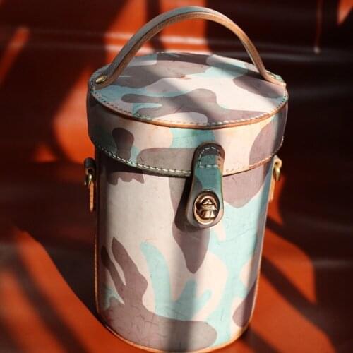 Leather craft template cutter small bucket bag die cutting knife mould leather hole punches tool deri el aletleri