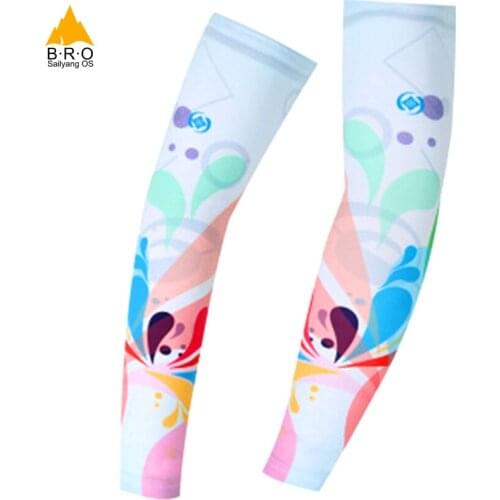 Arm Sleeve Ice Silk Sun Sleeves Man Cycling Outfit Women Running Arm Sleeves Cycling Arm Warmers Protective Sleeves for Arm
