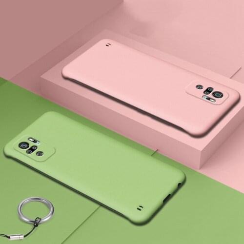 Frameless Hard Plastic For Xiaomi Redmi Note 10 Pro Case Matte Slim Redmi Note10S 10 S Matte Anti-Scratch Solid Plain Back Cover