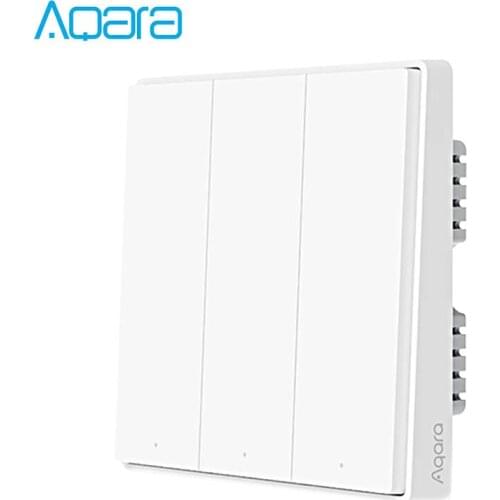 Aqara D1 Smart Wall Switch Zero Line APP Remote Control Zero-Crossing Protection Over Temperature Protection Work With Mijia