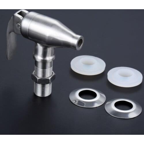 1PC Beer Stainless Steel Drink Dispenser Plastic Coffee Valve Wine Barrel Spigot / Faucet for Wine Beer Oak Barrel Keg
