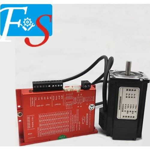 CNC YAKO NAMA23 Closed Loop Stepper Motor 2Phase 2.2N.m YK257EC86E1+ESD2505M Driver DC24-50V