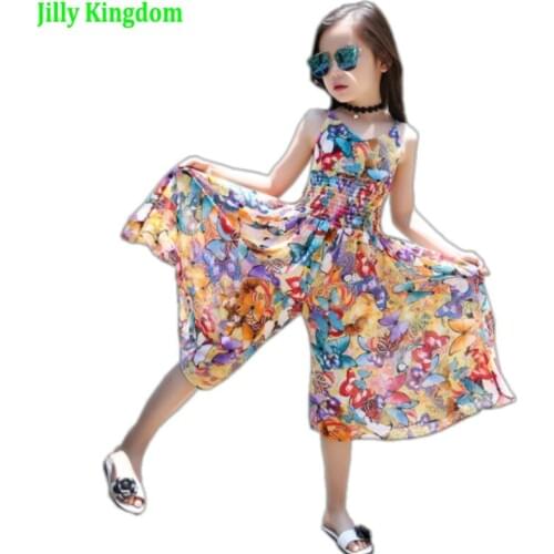 Kids Dresses For Girls Fashion Girls Dresses Summer 2017 Floral Bohemian Girl Dress Princess Novelty Kids Clothes Girls Clothes