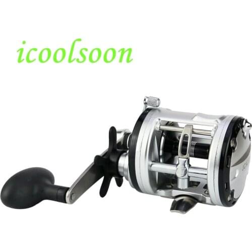 ICOOLSOON Visual anchor thunder strong boat gear baitcasting drum saltwater fishing reel spinning reel 5.5:1 bfs spool carp