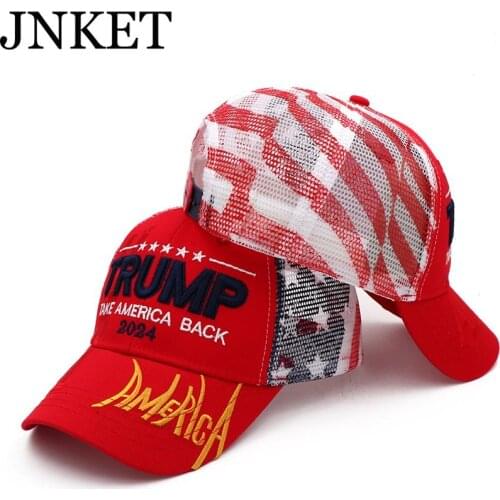 JNKET Trump 2024 Baseball Cap US Presidential Election Hat Unisex Breathable Mesh Hat Trucker Hat Outdoor Sports Cap Casquette