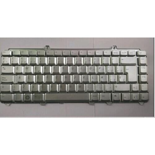 Brand New Spanish laptop keyboard for Dell 1520 1400 1525 M1330 1526 1540 1545 1420 1500 M1530 silver keyboard