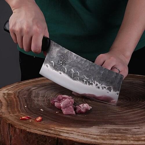 YAMY Tang Knife kitchen knife High carbon steel meat cleaver Kitchen sharp slice knife Professional chef knife Fish kill knife