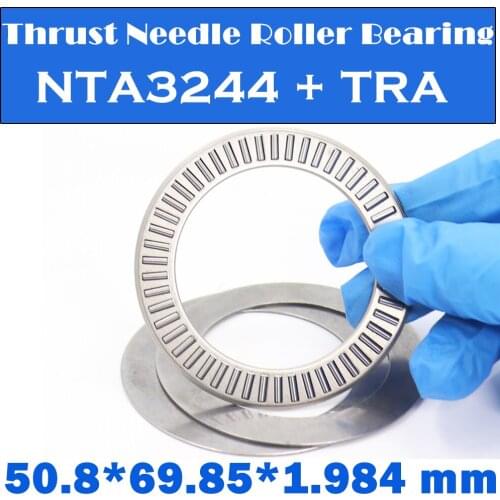 NTA3244 + TRA Inch Thrust Needle Roller Bearing With Two TRA3244 Washers 50.8*69.85*1.984mm 5Pcs TC3244 NTA 3244 Bearings