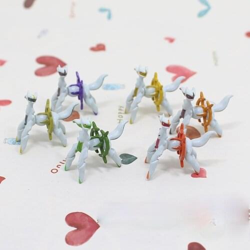 Genuine Pokemon Arceus MC Cute Action Figure Ornament Model Toys