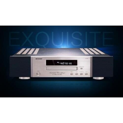 Latest Hifi Multi-Function CD/HDCD/MP3 Player 24bit/384KHz AD1955 Decoding Pure High-End CD Player with Remote AC100-120~200-240