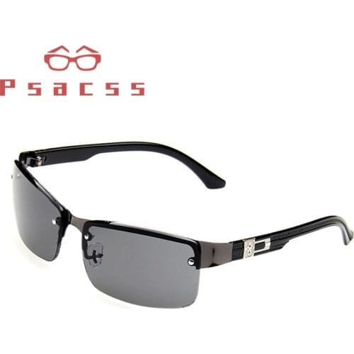 Psacss 2019 Square Sunglasses Men Goggle Driving Fishing Glasses Mens Brand Designer High Quality Vintage Sunglass gafas de sol