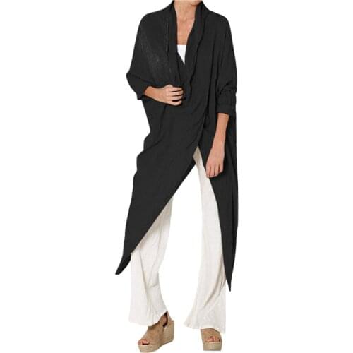 Plus Size Tops For Women Summer Long Shirt Plus Size Asymmetric Hem Top 2021 Fashion Slit Beach Casual Blouse Camisas De Mujer