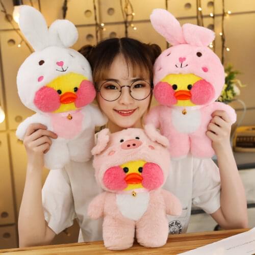 Cute Unicorn Plush Dolls Cartoon Animal Plush Toys Kawaii Duck Cat Panda Bunny Child Sleep Comfort Room Decor Toy Gift for Girls