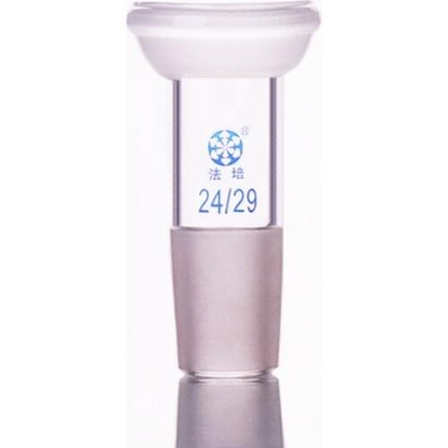 Glass reducing adapter, 35mm O-ring to Standard Taper outer,Glass Joint,Upper ball grinding 35/20,Lower grinding 24/29