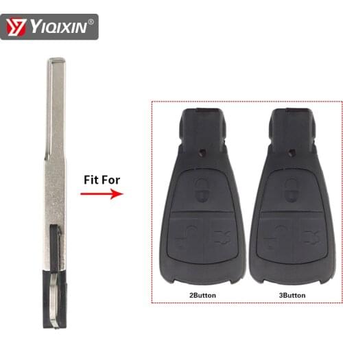 YIQIXIN Replacement Emergency Insert Small Key Blade Uncut For Car Mercedes Benz C180 E W202 ML32 Class 1997-2000 IYZ3302
