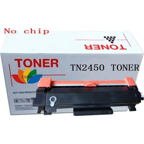 1PK Compatible TN-2450 Toner cartridge for Brother 2450 L2350DW L2375DW L2395DW L2710DW L2713DW L2750DW Printer No chip